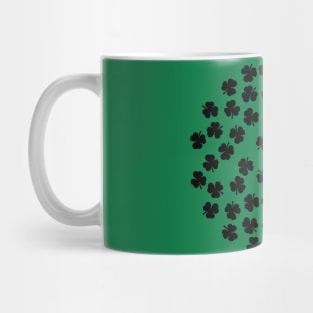 Shamrocks Black Mug